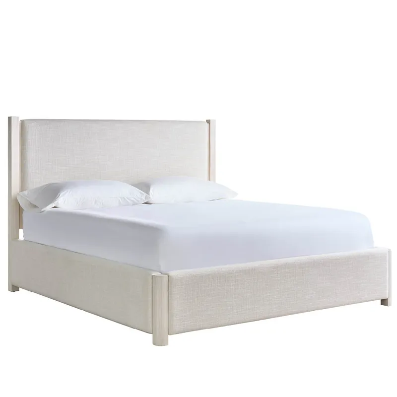 River Rock Upholstered Bed King - Silo with a white background