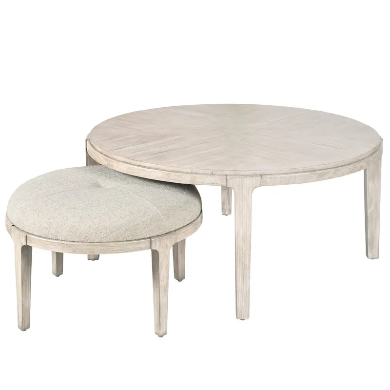 Dwell River Rock Bunching Ottoman