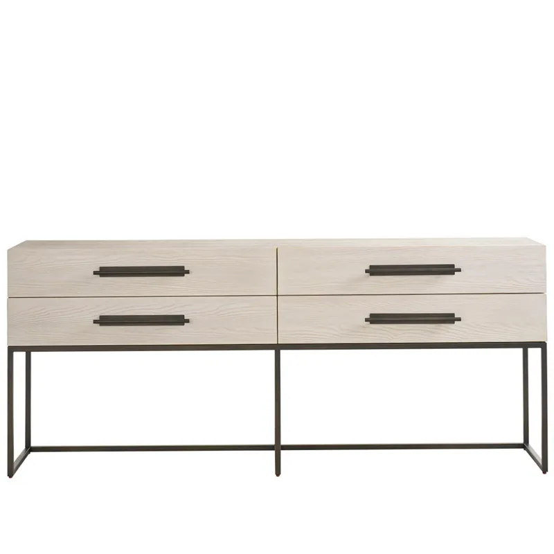 Dwell River Rock Metal Base Console