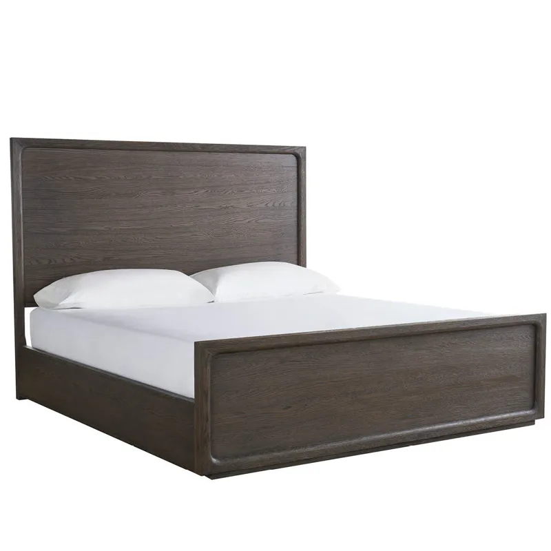 Sable Panel Bed King - Silo with a white background