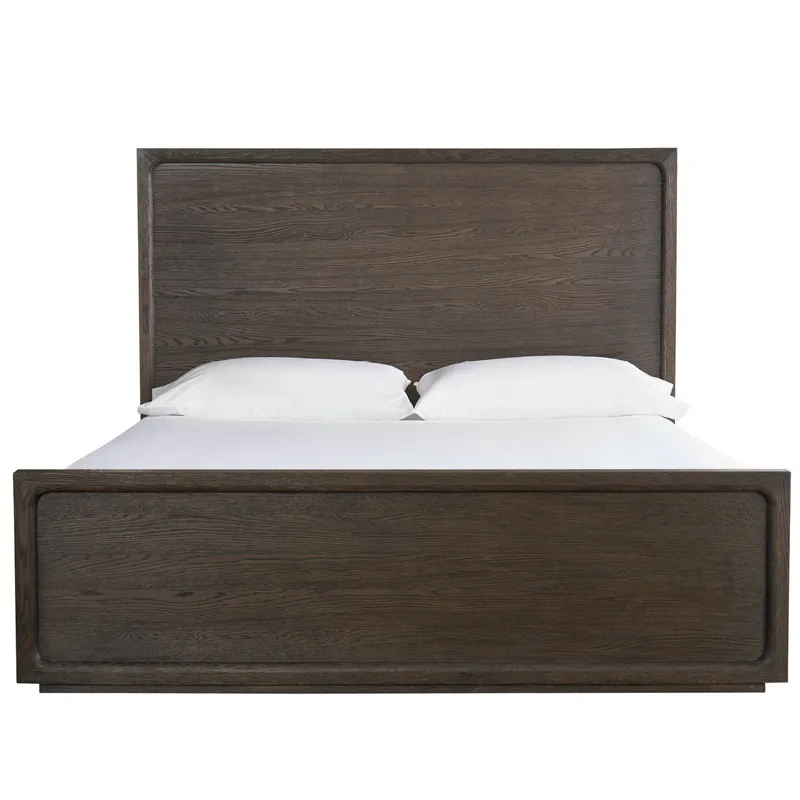 Sable Panel Bed King - Silo with a white background
