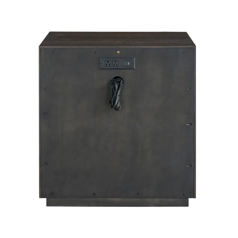 Sable One Drawer Nightstand - Silo with a white background