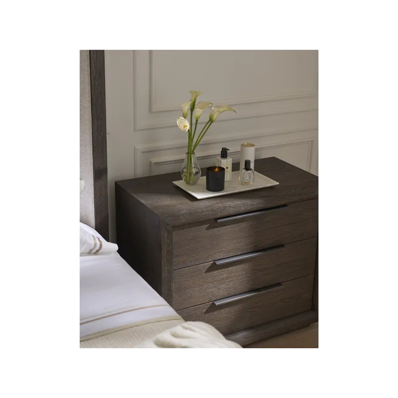 Sable Plinth Nightstand - Multiple item room scene