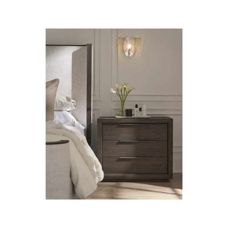 Sable Plinth Nightstand - Multiple item room scene