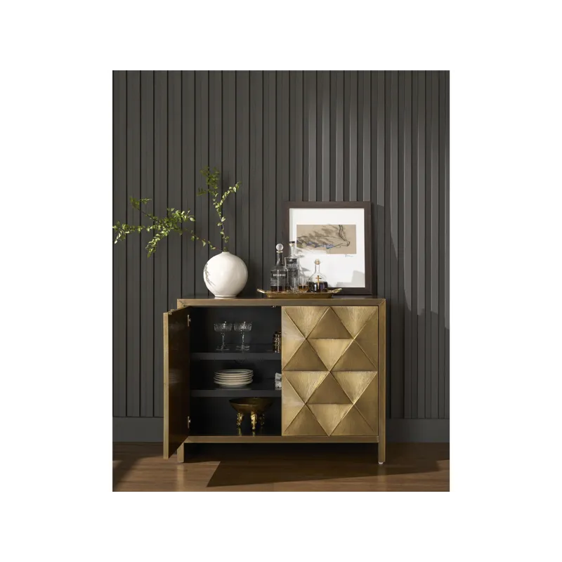 Modern Origami Hall Chest