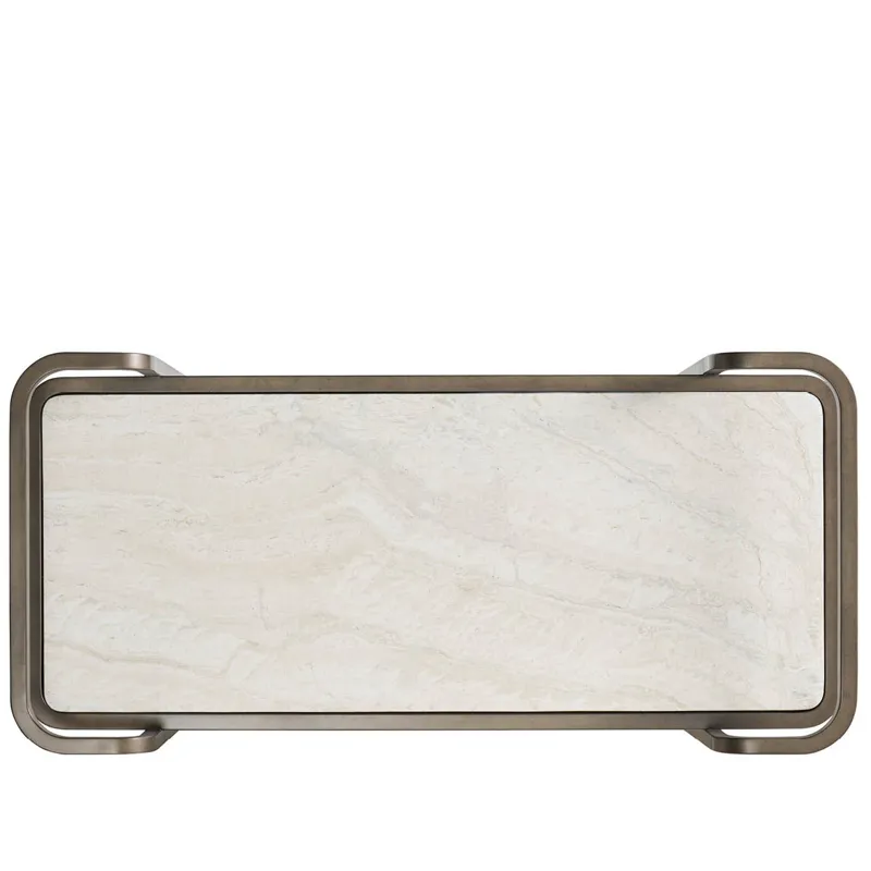 Modern Aged Gold Bar Cart