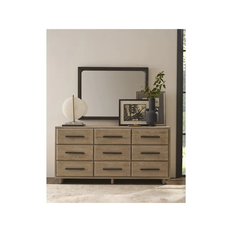 Desert Nine Drawer Dresser - Multiple item room scene