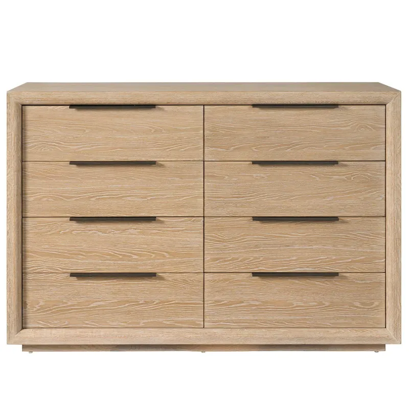 Desert Eight Drawer Dresser - Silo with a white background