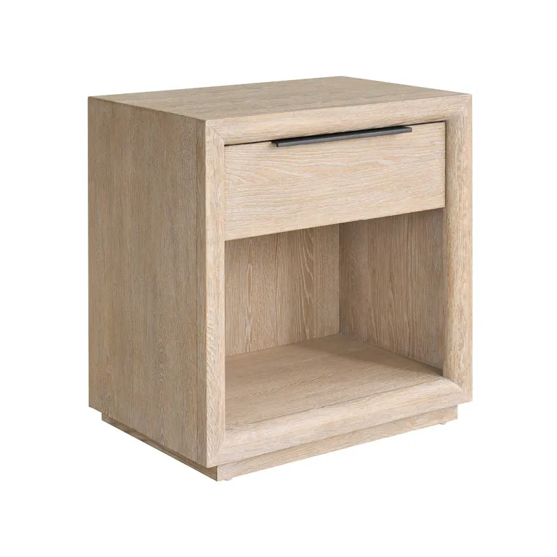 Desert One Drawer Nightstand - Silo with a white background