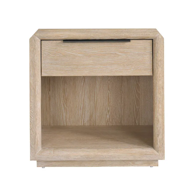 Desert One Drawer Nightstand - Silo with a white background