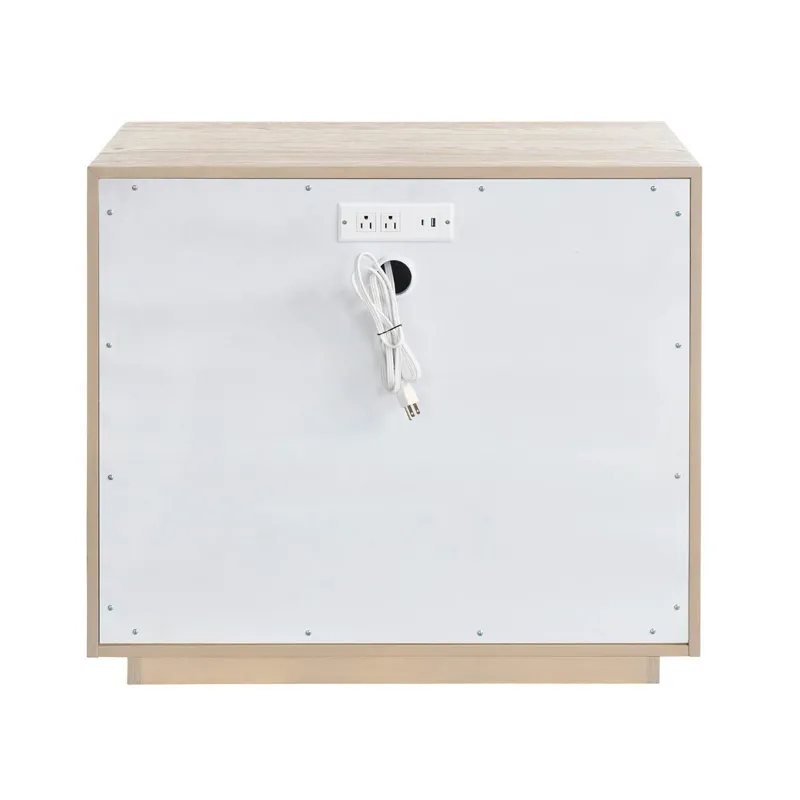 Desert Plinth Nightstand - Silo with a white background