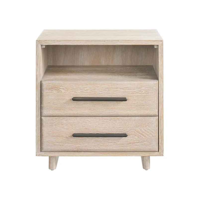 Desert Open Storage Nightstand - Silo with a white background