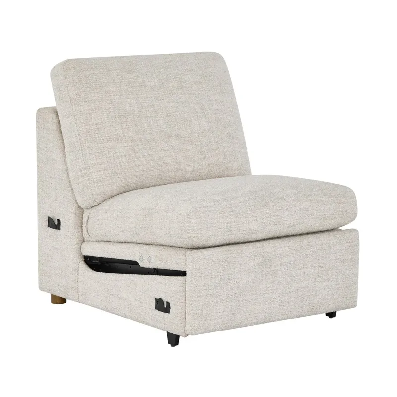 Hyde Armless Recliner Chair - Silo with a white background