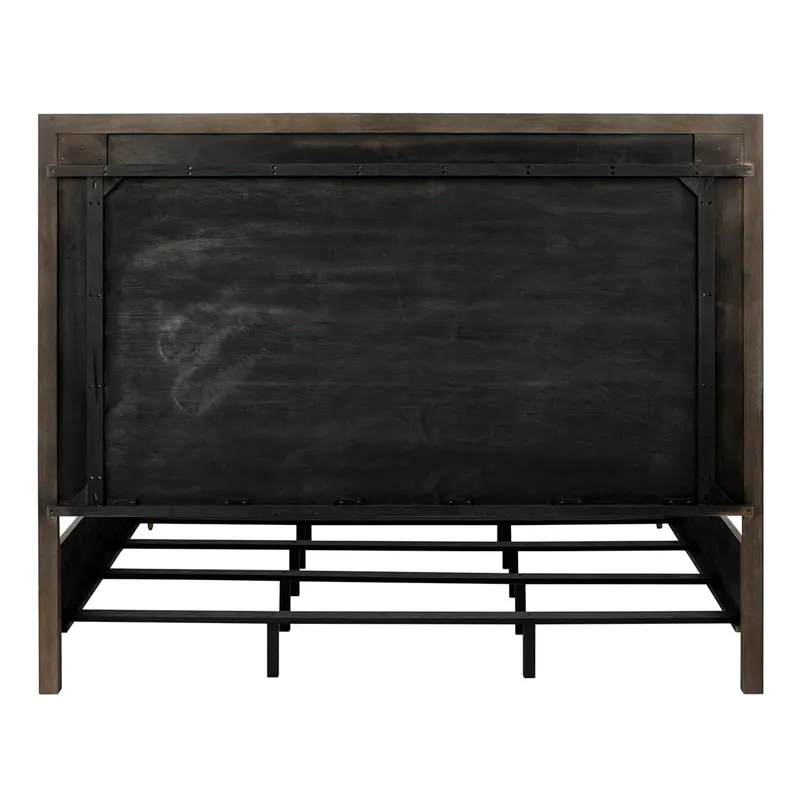 Montclair Panel Bed King - Silo with a white background