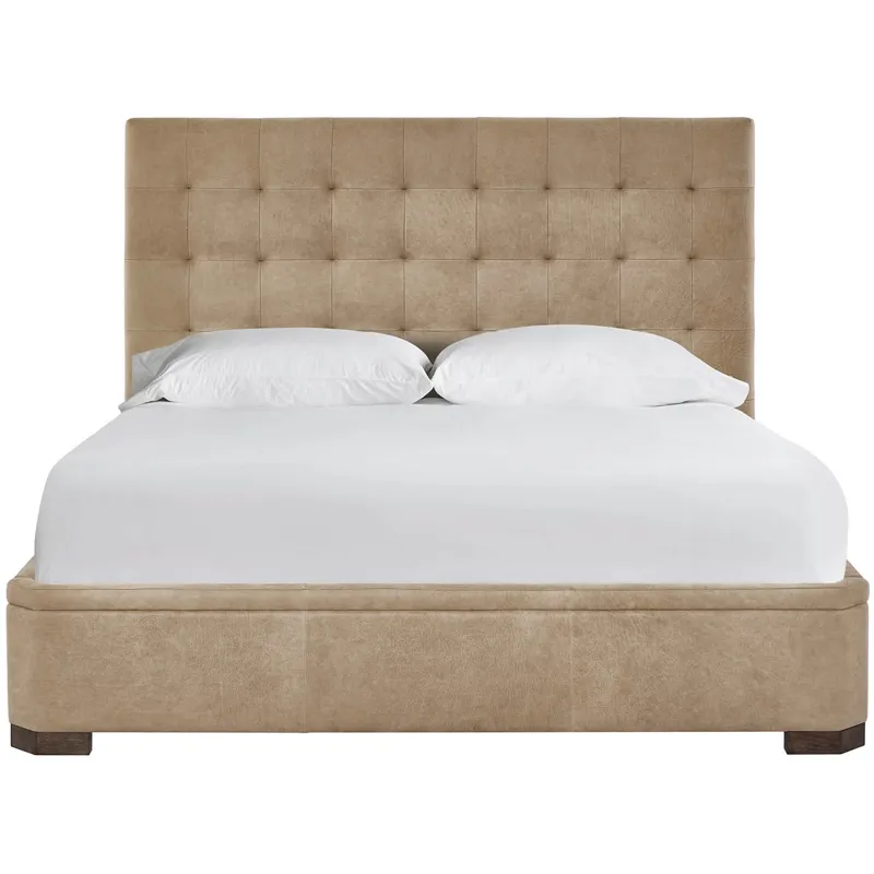 Montclair Upholstered Bed King - Silo with a white background