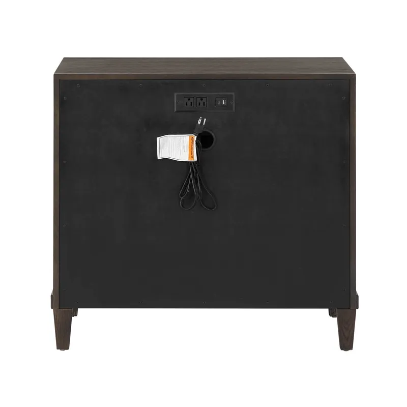 Cocoa Nightstand - Silo with a white background