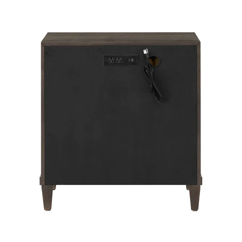 Cocoa Nightstand - Silo with a white background
