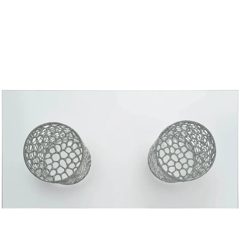 Coral Rectangle Dining Table - Silo with a white background