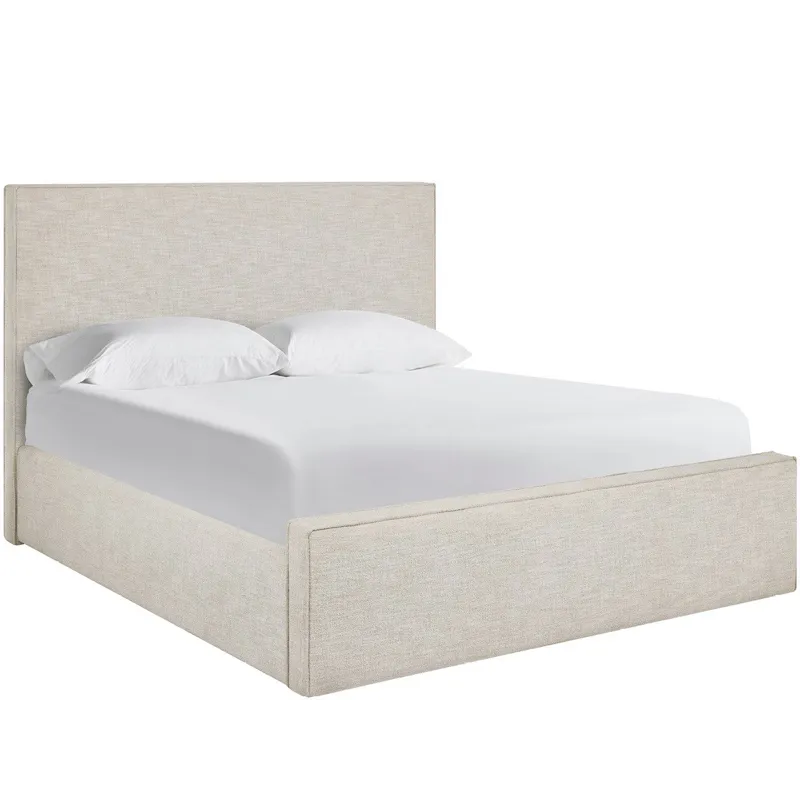 Drift Upholstered Bed King - Silo with a white background