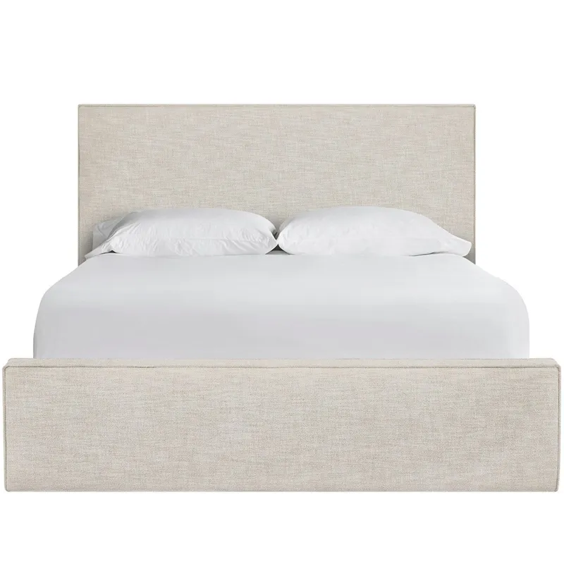 Drift Upholstered Bed King - Silo with a white background