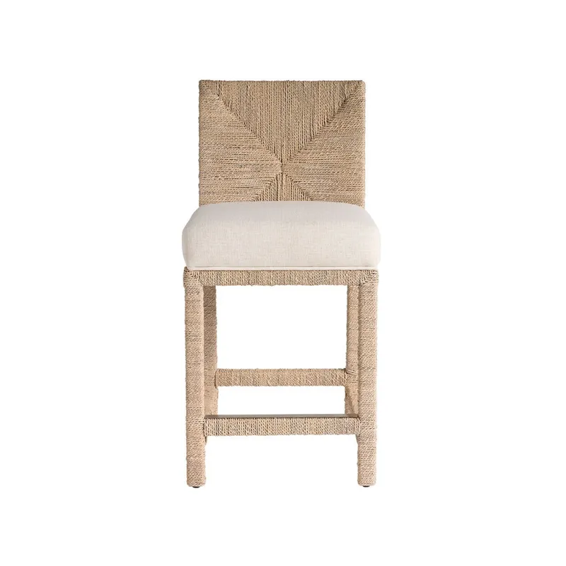 Abaca Counter Chair - Silo with a white background