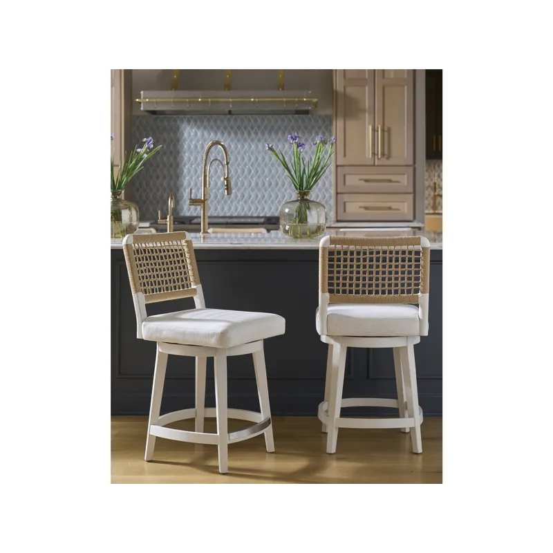Shoreline Swivel Counter Stool - Multiple item room scene