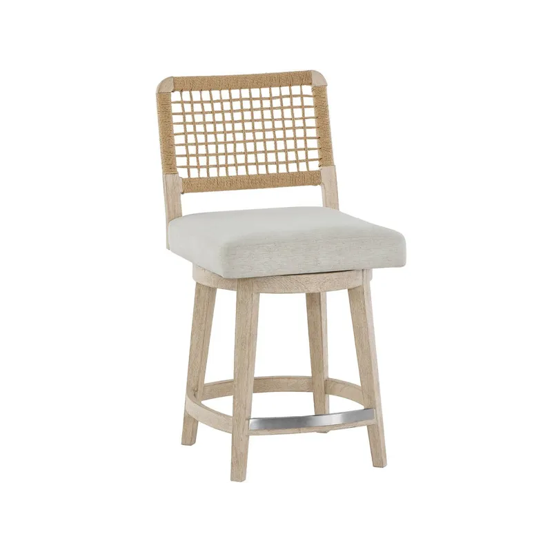 Dockside Swivel Counter Stool - Silo with a white background