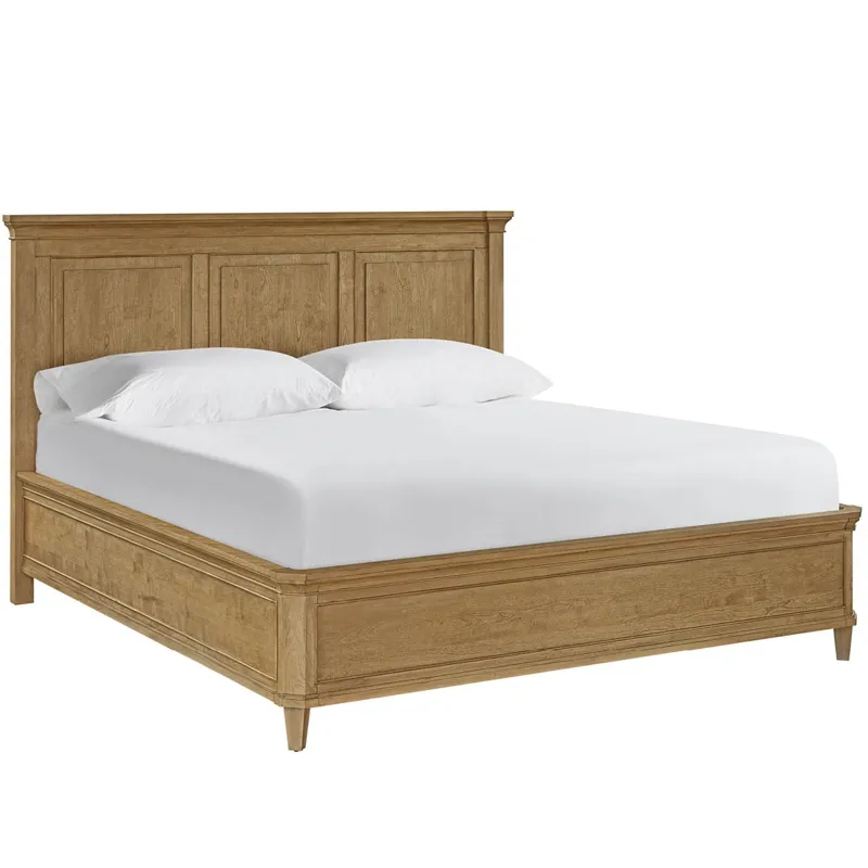 Brindle Panel Bed King - Silo with a white background