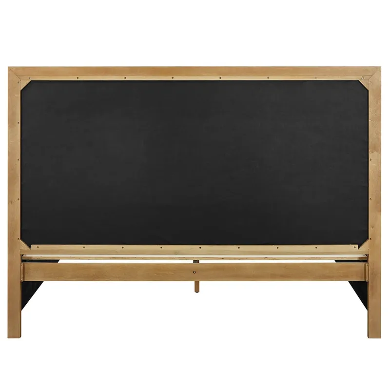 Brindle Upholstered Storage Bed Queen - Silo with a white background