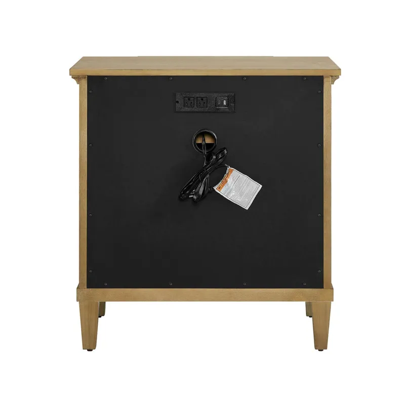 Brindle Nightstand - Silo with a white background