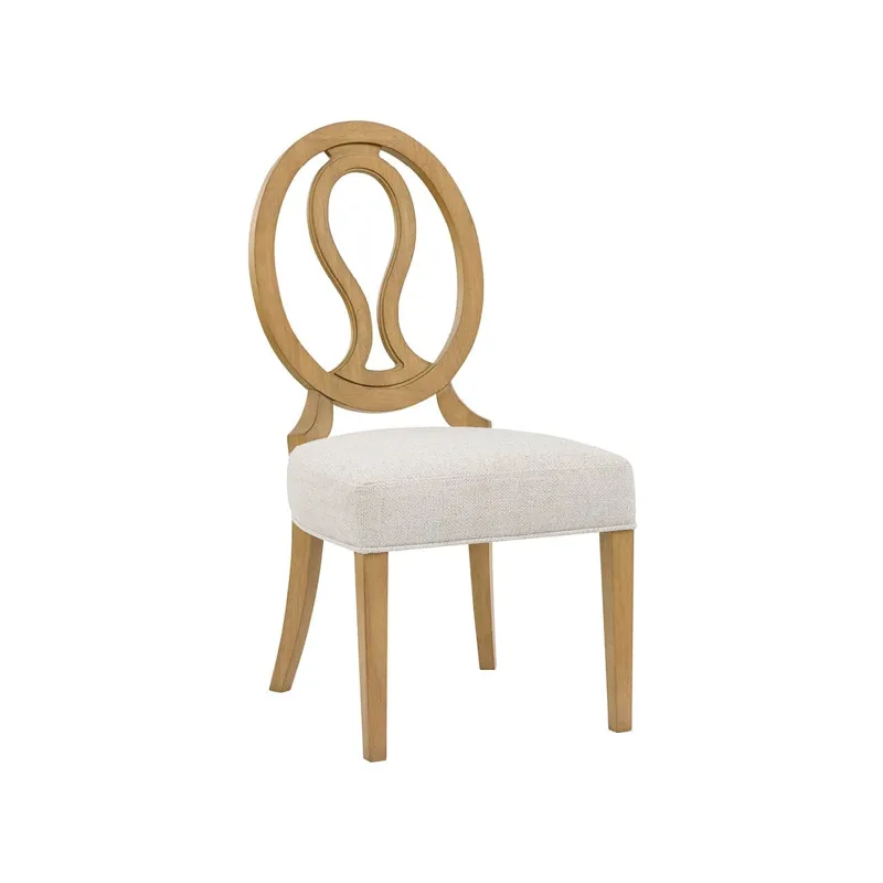 Brindle Oval Side Chair - Silo with a white background