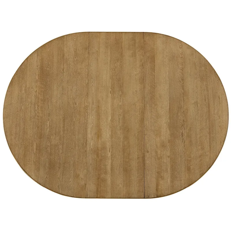 Brindle Wrapped Dining Table - Silo with a white background