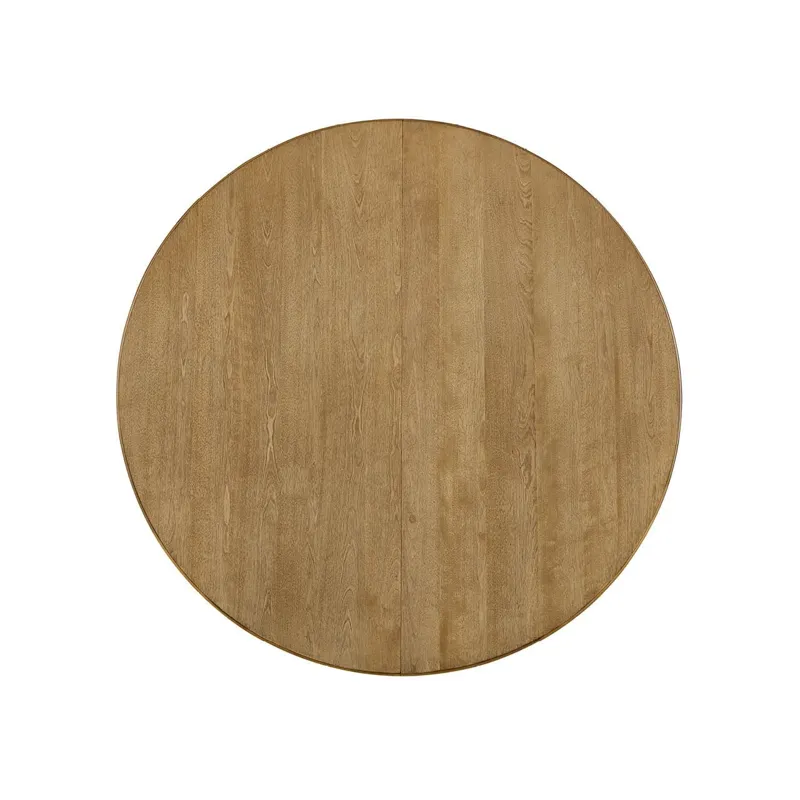 Brindle Wrapped Dining Table - Silo with a white background