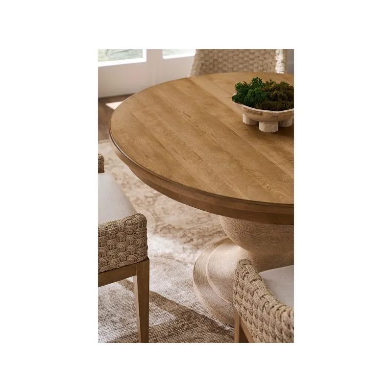 Brindle Wrapped Dining Table - Multiple item room scene