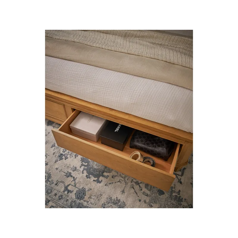 Brindle Storage Bed King - Multiple item room scene