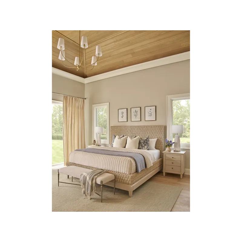 Willow Woven Bed King - Multiple item room scene