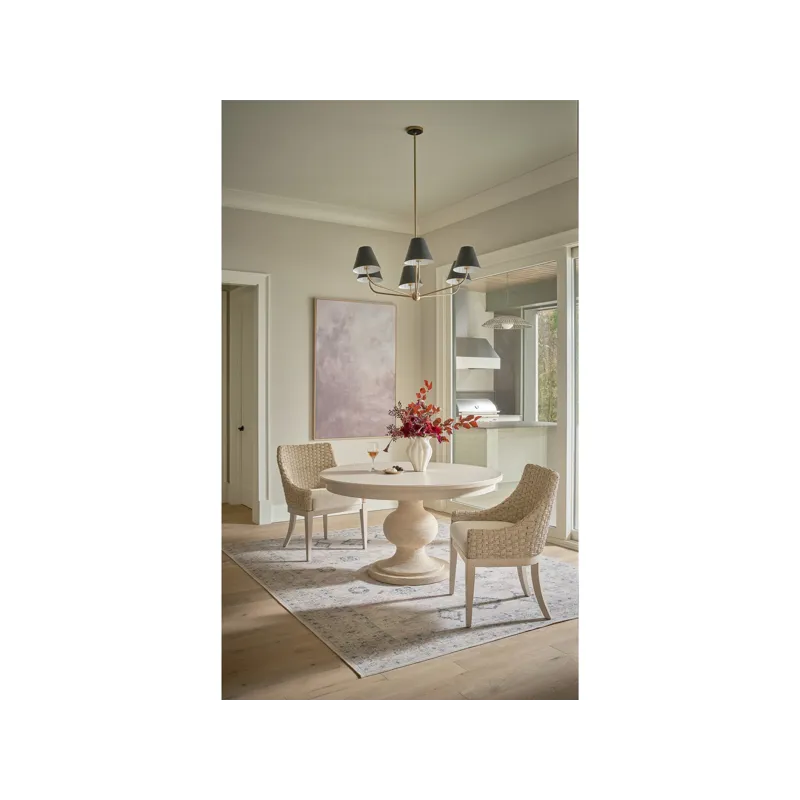 Willow Wrapped Dining Table - Multiple item room scene