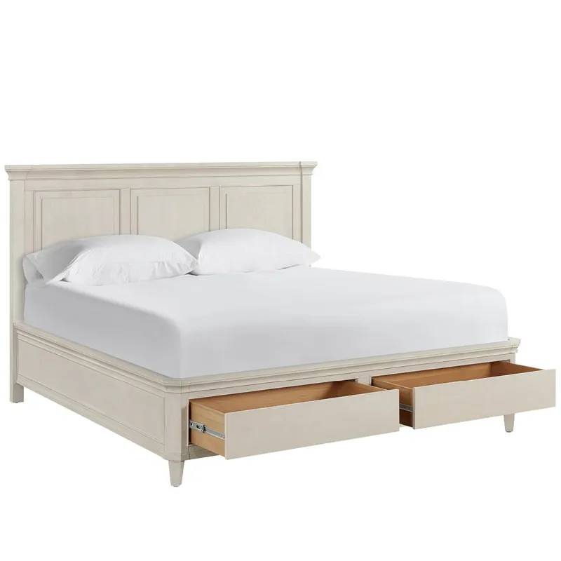 Willow Storage Bed King - Silo with a white background