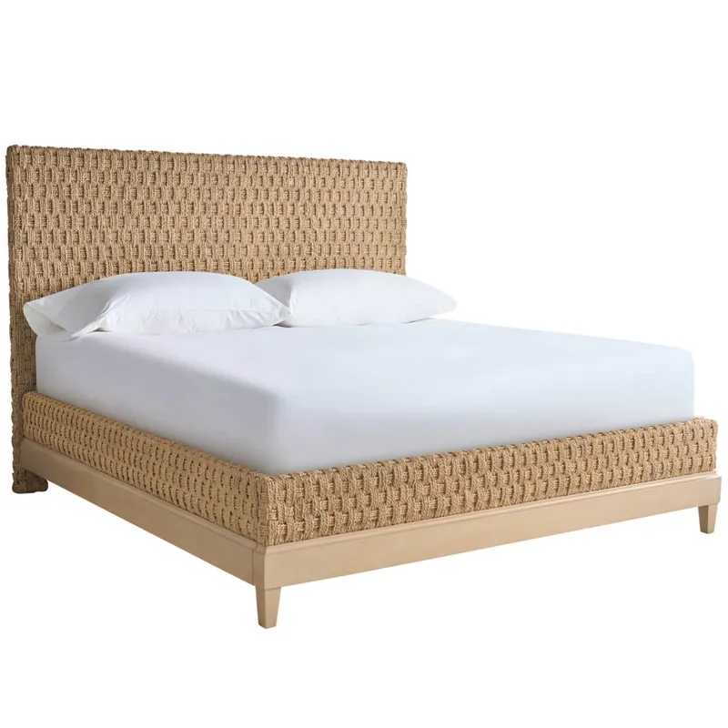 Willow Woven Bed King - Silo with a white background