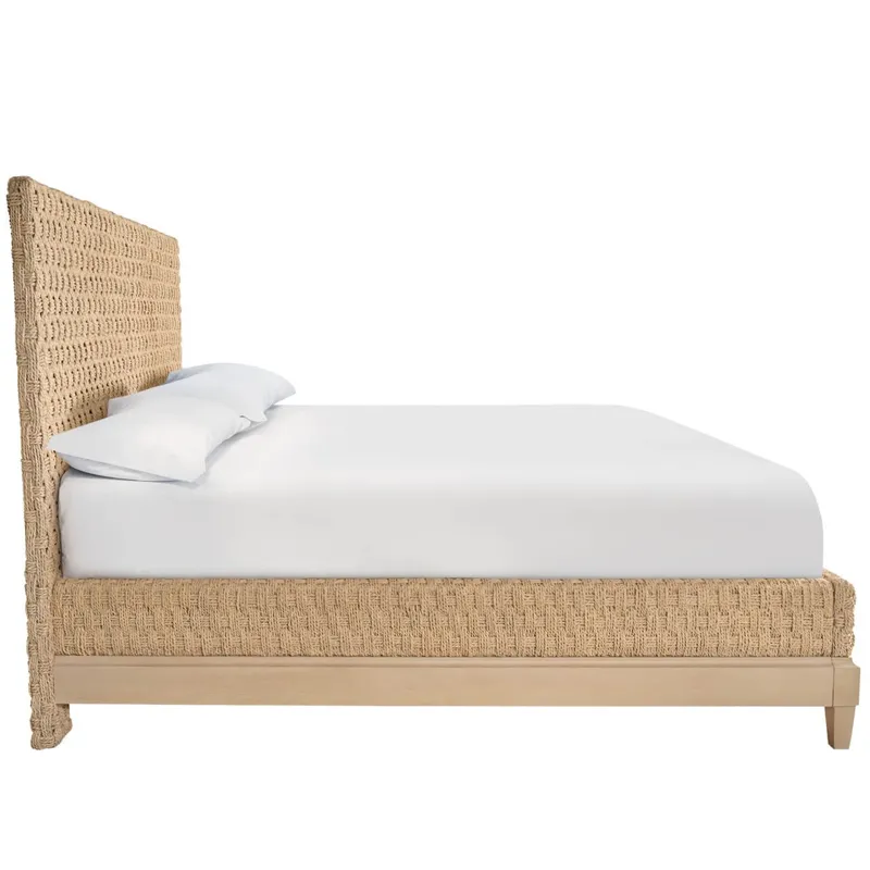 Willow Woven Bed King - Silo with a white background