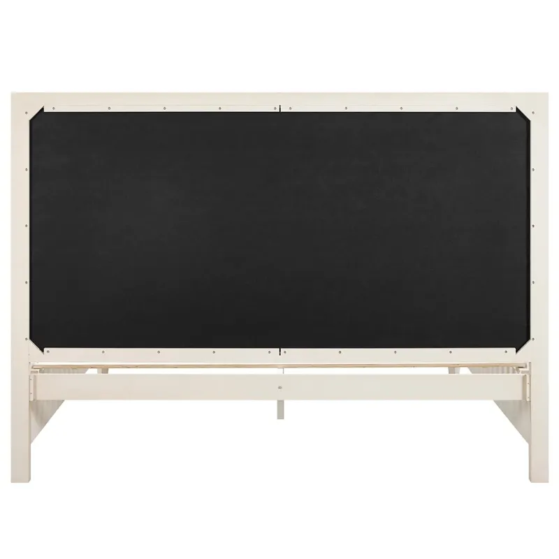 Willow Upholstered Bed Queen - Silo with a white background