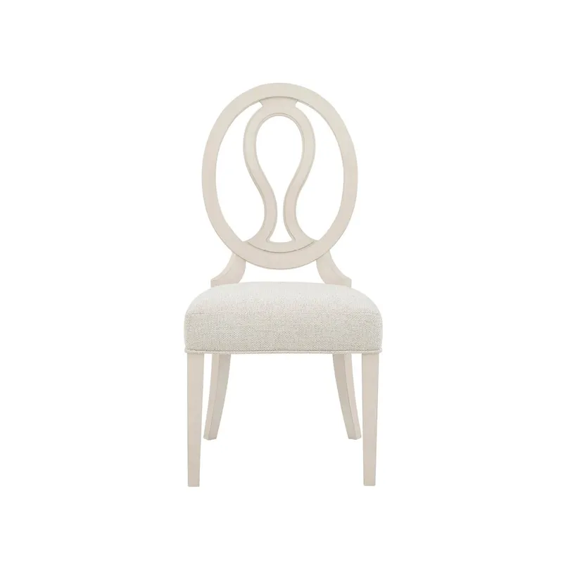 Willow Oval Side Chair - Silo with a white background