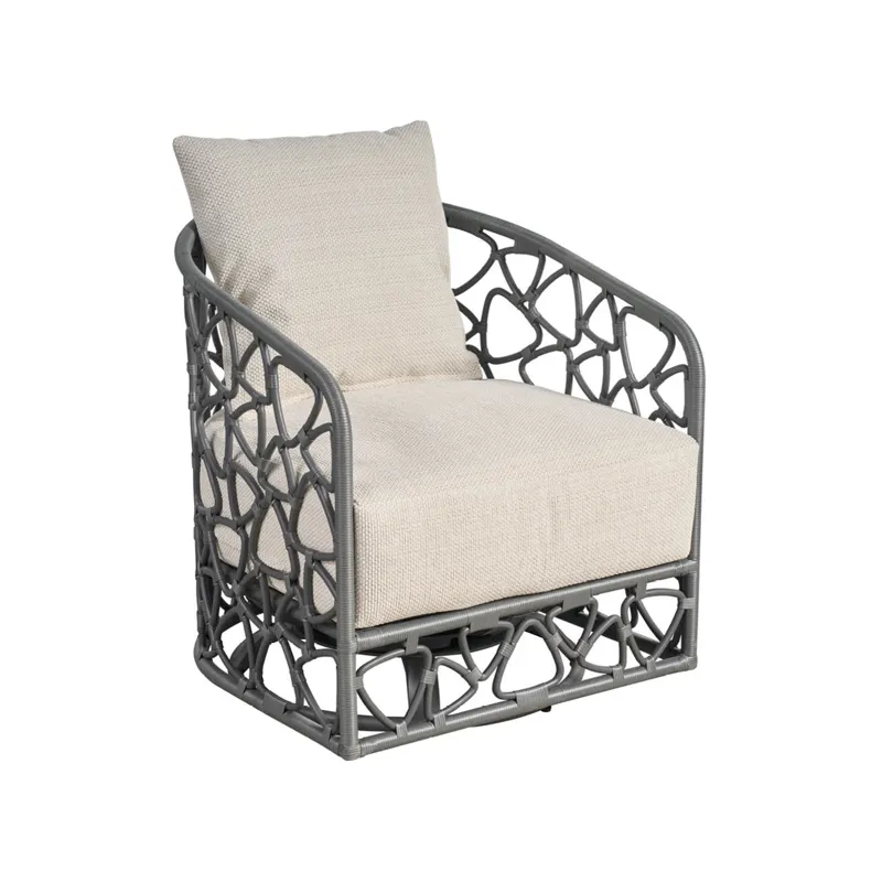 Coastal Living Pebble Swivel Chair Outdoor