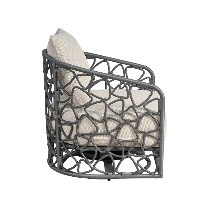 Coastal Living Pebble Swivel Chair Outdoor
