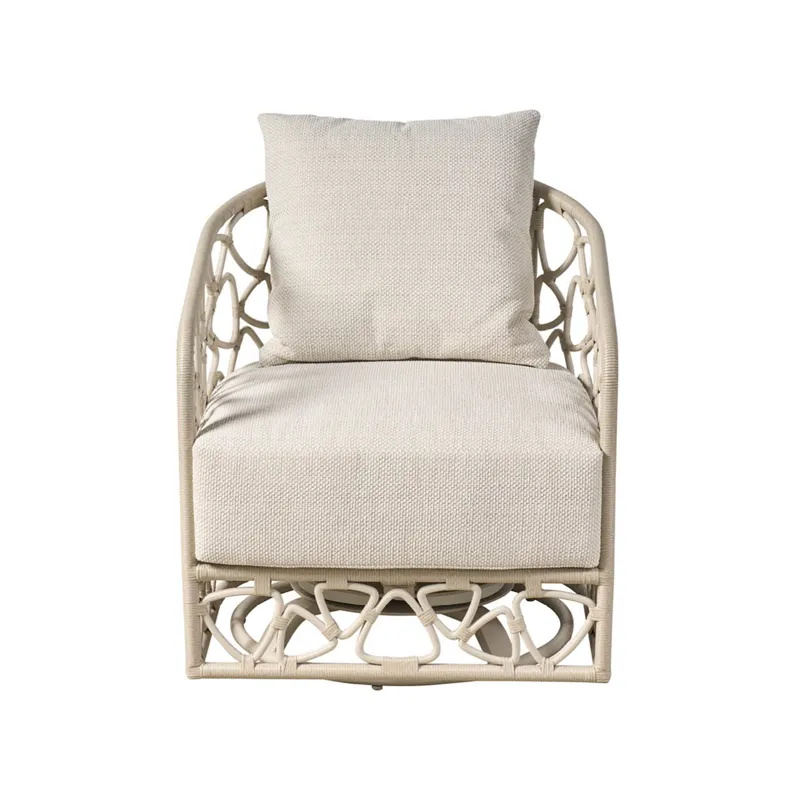 Coastal Living Pebble Swivel Chair Outdoor