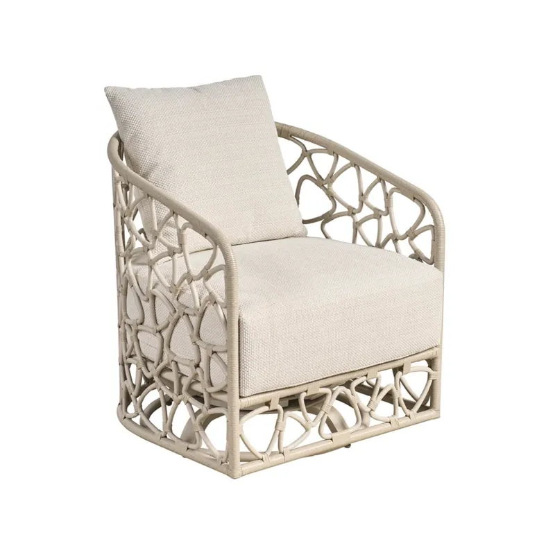 Coastal Living Pebble Swivel Chair Outdoor