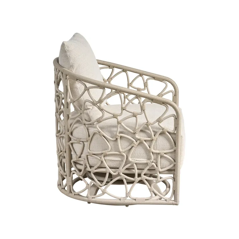 Coastal Living Pebble Swivel Chair Outdoor