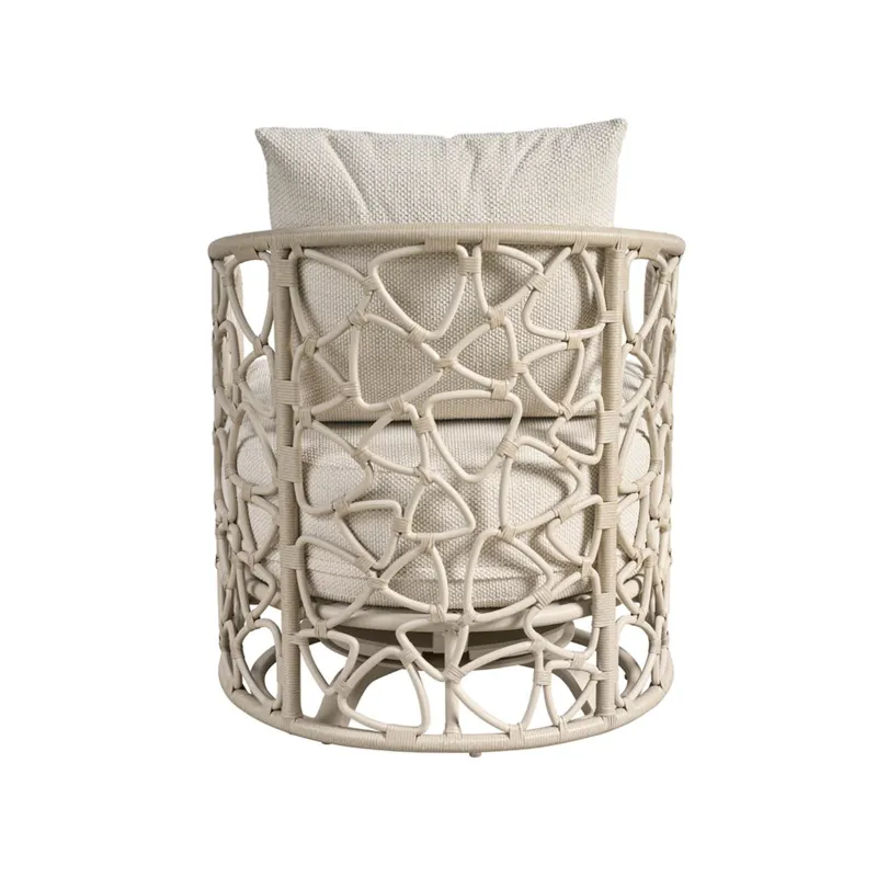 Coastal Living Pebble Swivel Chair Outdoor