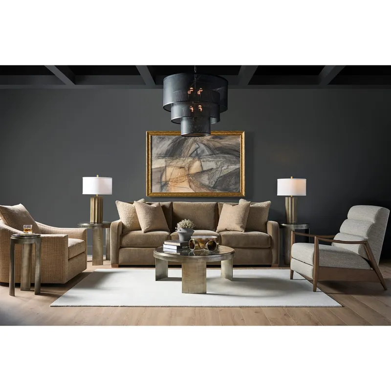 Modern Nuvola Round End Table