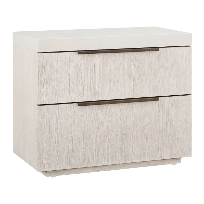Quartz Nightstand - Silo with a white background